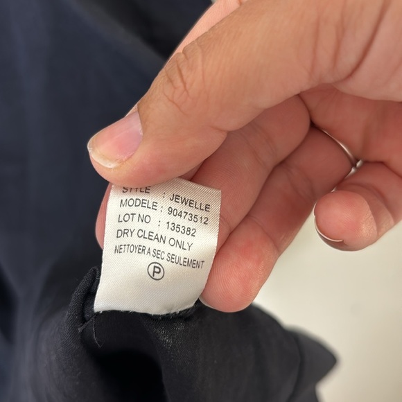 Theory Linen Blend “Jewelle” Style Tank Top Tunic in black size L - Picture 6 of 6